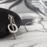 Колие пирон от медицинска стомана - 2 цвята