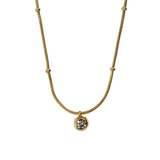 Златисто Колие Amore с Кристал