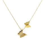 Златисто колие с пеперуди