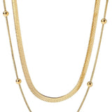 Златисто Колие Golden Duo с 18К Златно Покритие