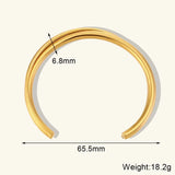 Гривна Bangle Хибрид с 18к Златно Покритие