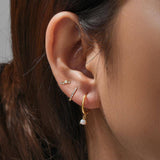 Сребърен сет обеци 3бр Gold Grace Silver S925