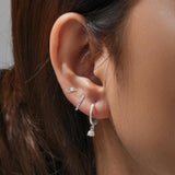 Сребърен сет обеци 3бр Gold Grace Silver S925