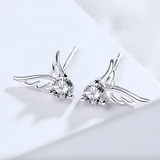 Сребрни Обеци Ангелски Криле S925 Silver